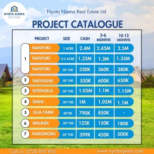 Nyota Njema real estate project catalogue