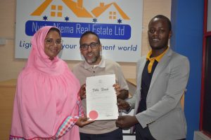  Nyota Njema Real Estate office title Handover