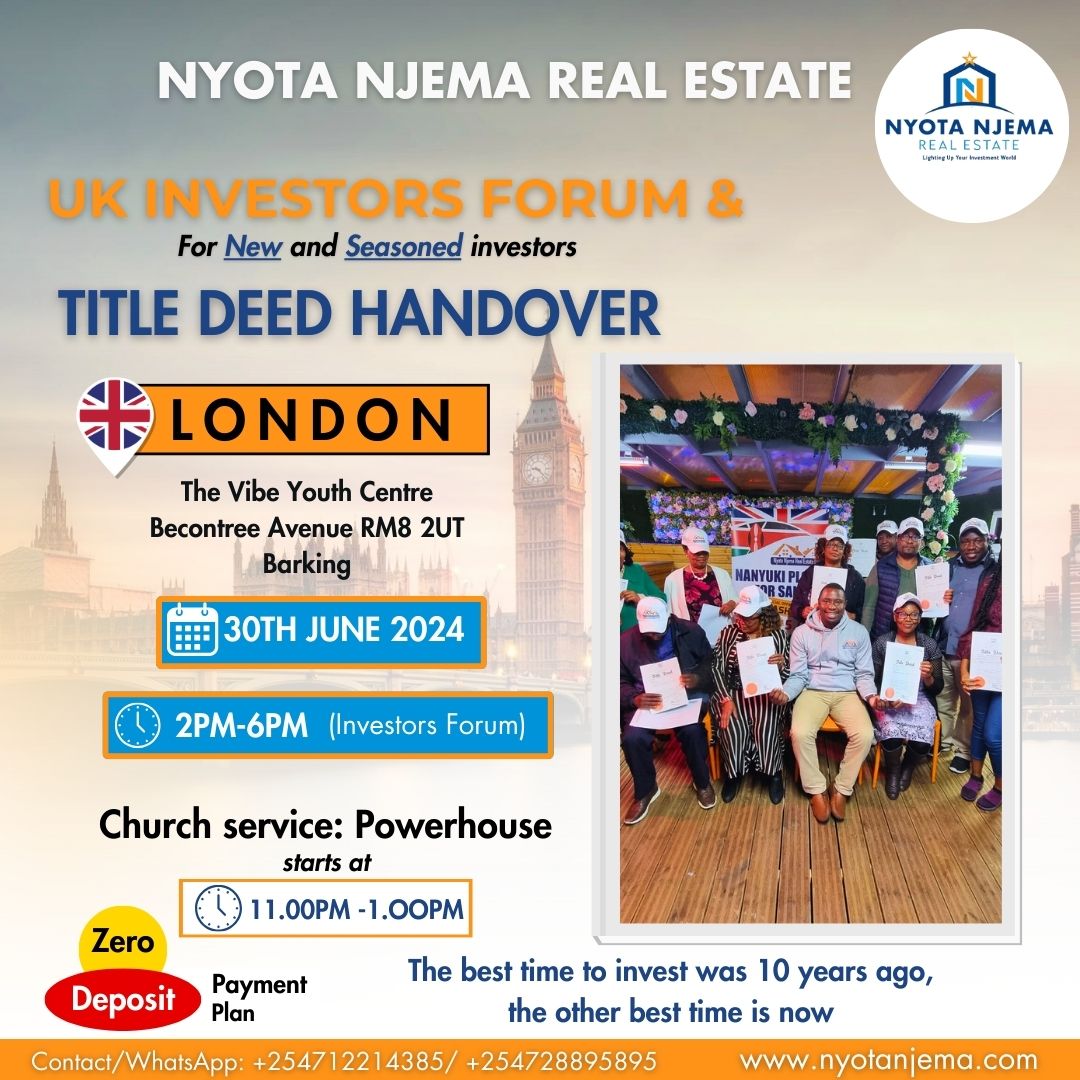Nyota Njema investment forum in UK