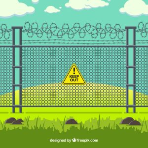 e.g of an electric fence