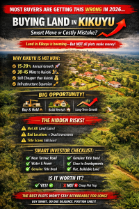 Is Buying Land in Kikuyu Worth It in 2026? Prices, Best Areas & Investment Potential
