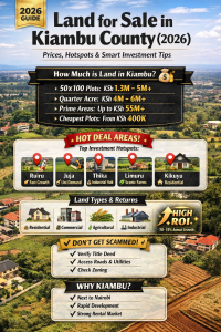 Land for Sale in Kiambu County: Prices, Best Areas & Investment Guide (2026) Nyota Njema