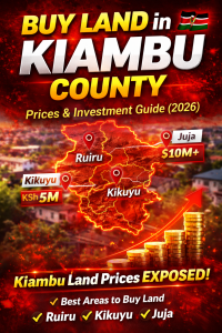 Land for Sale in Kiambu County: Prices, Best Areas & Investment Guide (2026)