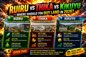 Ruiru vs Thika vs Kikuyu Where Should You Buy Land in 2026-Nyota Njema