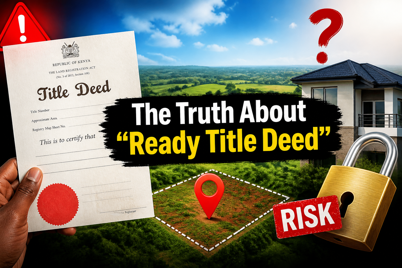 The Truth About “Ready Title Deed” Land in Kenya Hidden Risks, Verification Steps & Safe Buying Guide