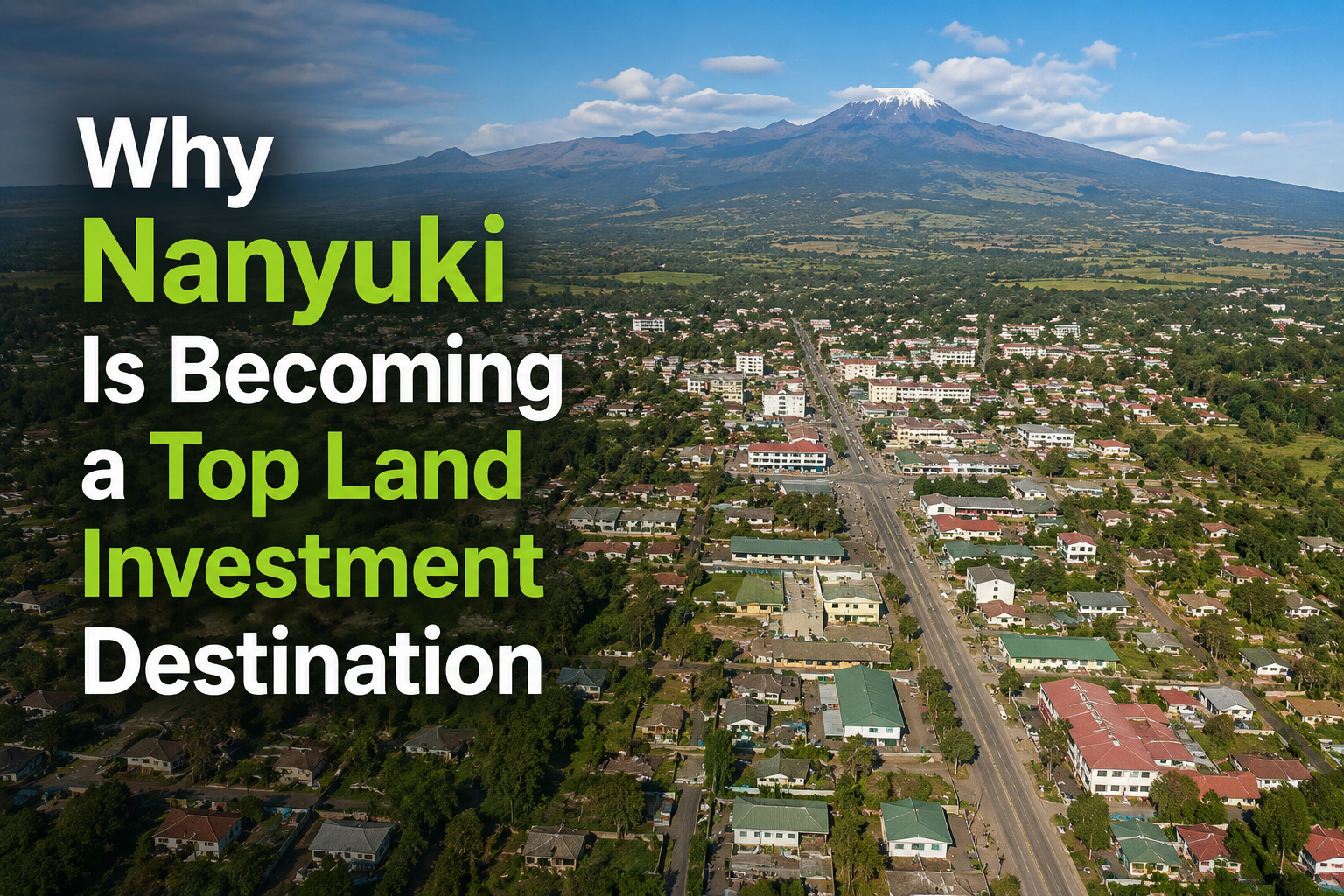 Why Nanyuki Is Becoming a Top Land Investment Destination in Kenya (2026 Guide)-Nyota Njema