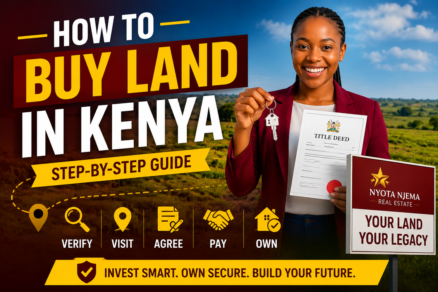 How to Safely Buy Land in Kenya and Get Your Title Deed (2026 Guide for Local & Diaspora Investors)-Nyota Njema