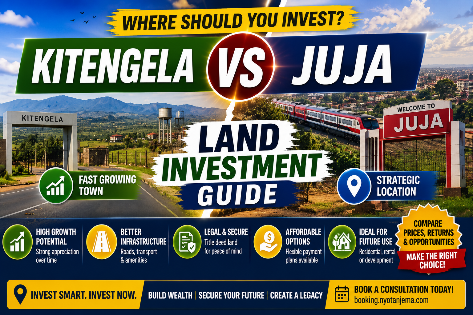 Kitengela vs Juja Land Investment Guide (2026) Which Offers Better Returns
