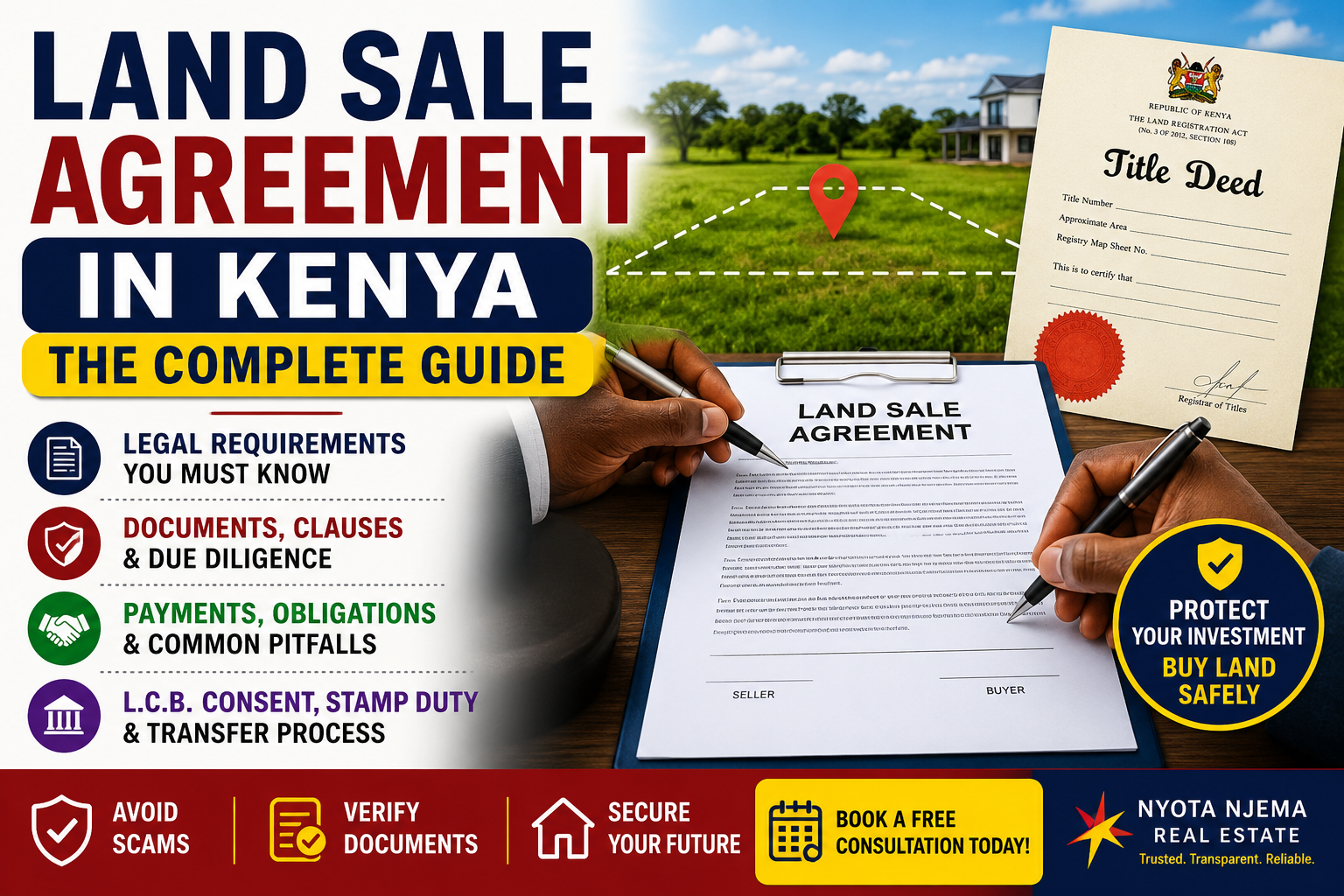 Land Sale Agreement in Kenya (2026 Complete Guide)-Nyota Njema